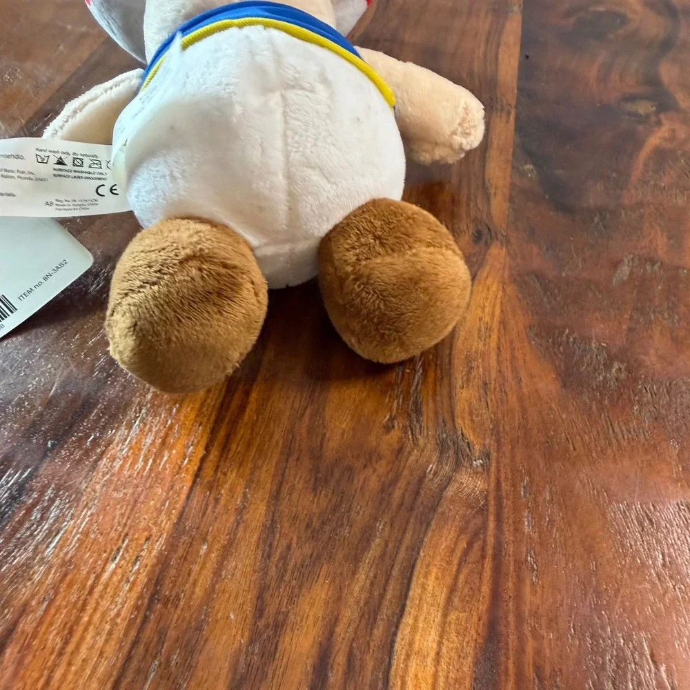 Nintendo Super Mario Toad Plush 2018 Good Stuff Blue Vest Red Spotted Mushroom